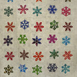 SNOW FLAKES IN COLOR